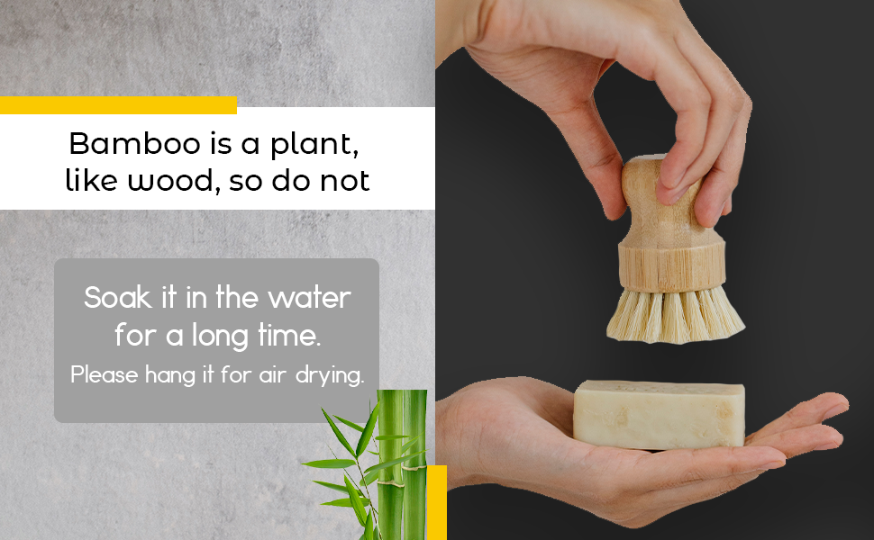 GreenScrub Bamboo Brush