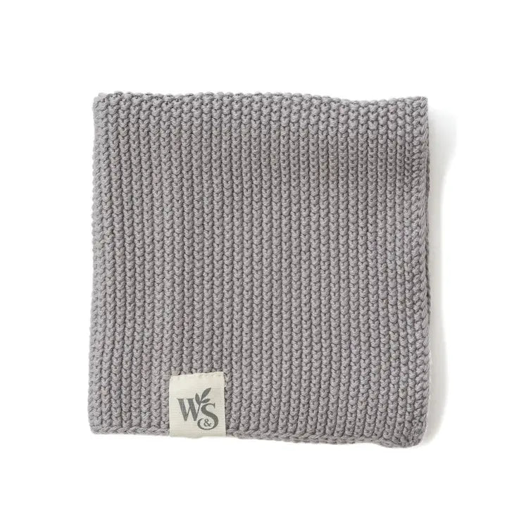 Knitted Organic Cotton Dishcloth | Zero-Waste, Plastic-Free Kitchen Cleaning Cloth
