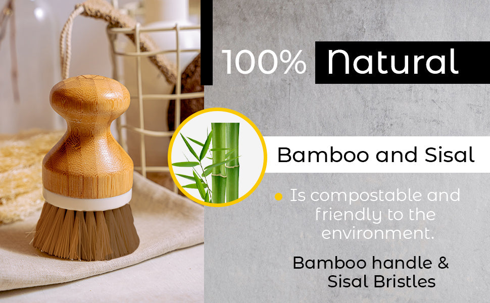 GreenScrub Bamboo Brush