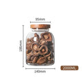 Kitchen Glass Jars with Acacia Airtight Lid - Versatile Food Storage Containers
