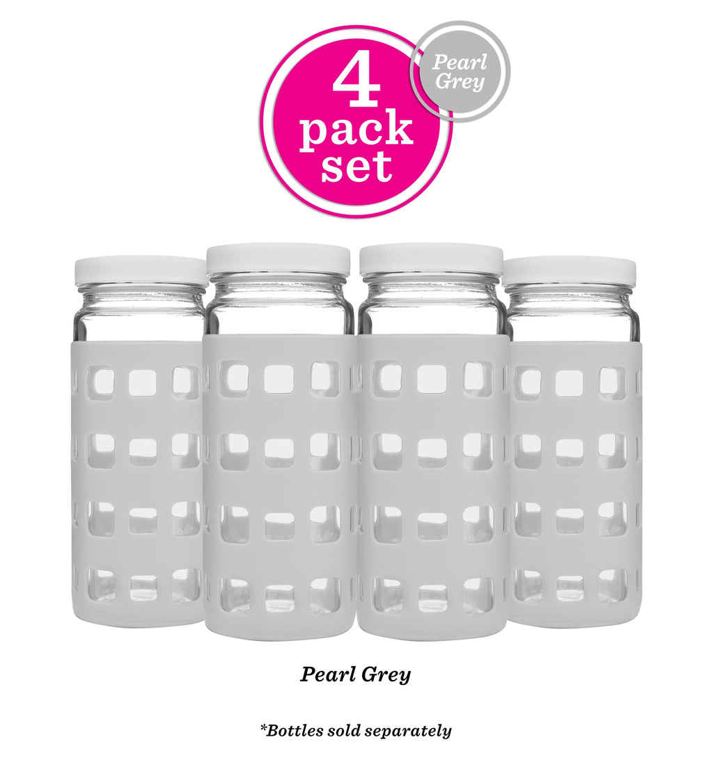 Geometric Cube Silicone Protective Bottle Sleeves Set, for 32oz Bottles